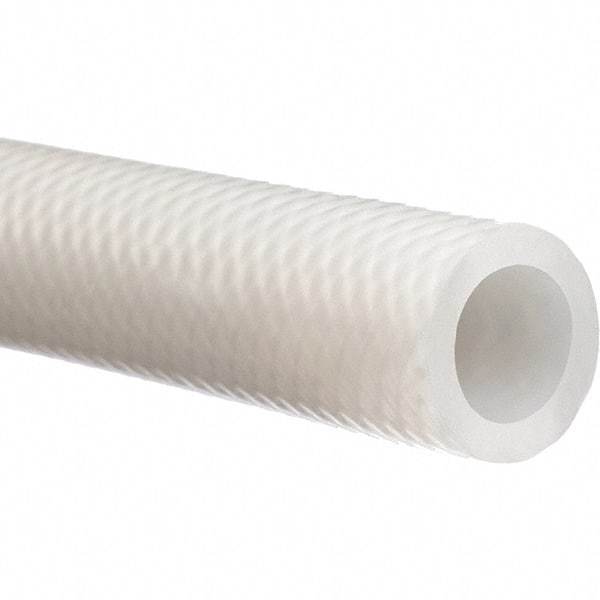 Value Collection - 1" ID x 1-3/8" OD, 25' Long, Silicone Reinforced (FDA) Tube - Clear, 360 Max psi, -100 to 440°F - Benchmark Tooling