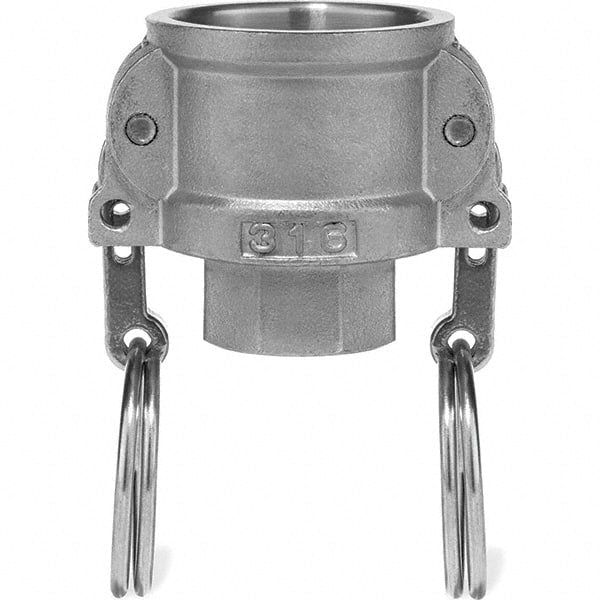 USA Sealing - 1-1/2" x 1-1/2" Cam & Groove Female Coupler Female NPT Thread - Benchmark Tooling