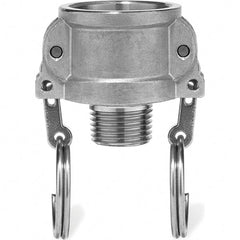 USA Sealing - 1-1/2" x 1-1/2" Cam & Groove Female Coupler Male NPT Thread - Benchmark Tooling