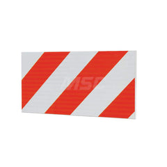 Traffic Barricades; Type: Type I & II; Barricade Height (Inch): 12; Material: Plastic; Barricade Width (Inch): 24; Reflective: Yes; Compliance: None; Color: White; Additional Information: Reflective Strip Direction: Right Strip On One Side Of The Board; R