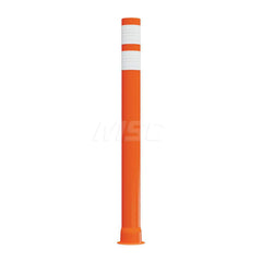 Traffic Barrels, Delineators & Posts; Type: Open Top Delineator; Material: Polyethylene; Reflective: Yes; Base Needed: Yes; Width (Inch): 4-5/8; Additional Information: Stripe Width: 4 in; Stripe Color: White; Series: 6842; Post Diameter: 4 in; Sheeting G