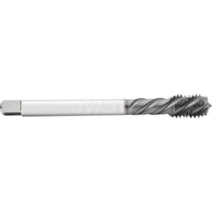 Spiral Flute Tap: #10-24, UNC, 3 Flute, 2-3 P, 3B Class of Fit, High Speed Steel-E, GLT-1 Finish 2.756″ OAL, Left Hand Flute, Left Hand Thread, X, Series Enorm Z