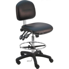 Task Chair: Vinyl, Black