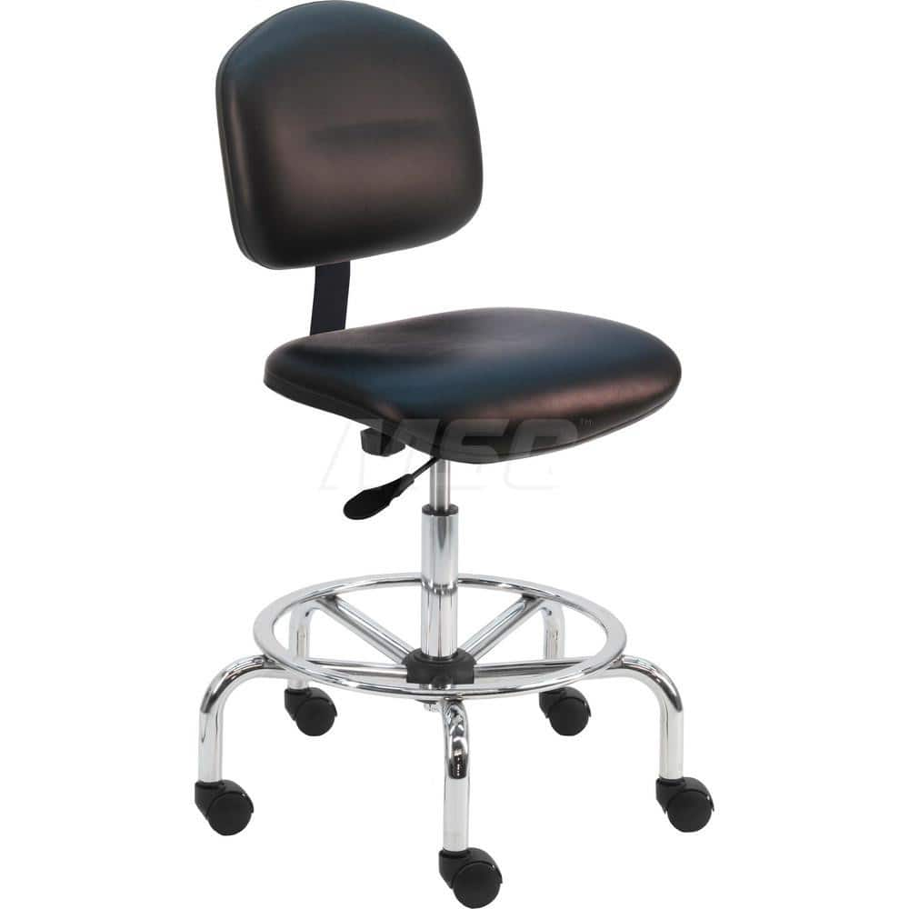 Task Chair: Vinyl, Black