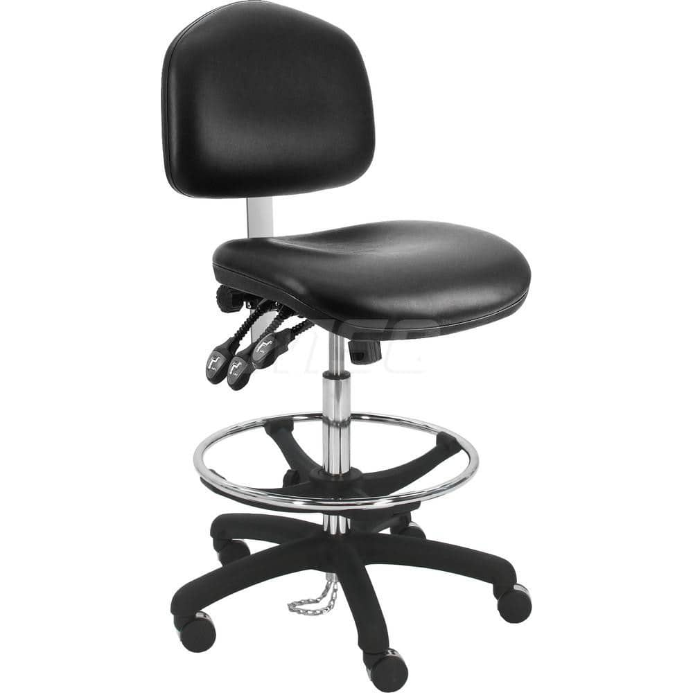 Task Chair: Vinyl, Black