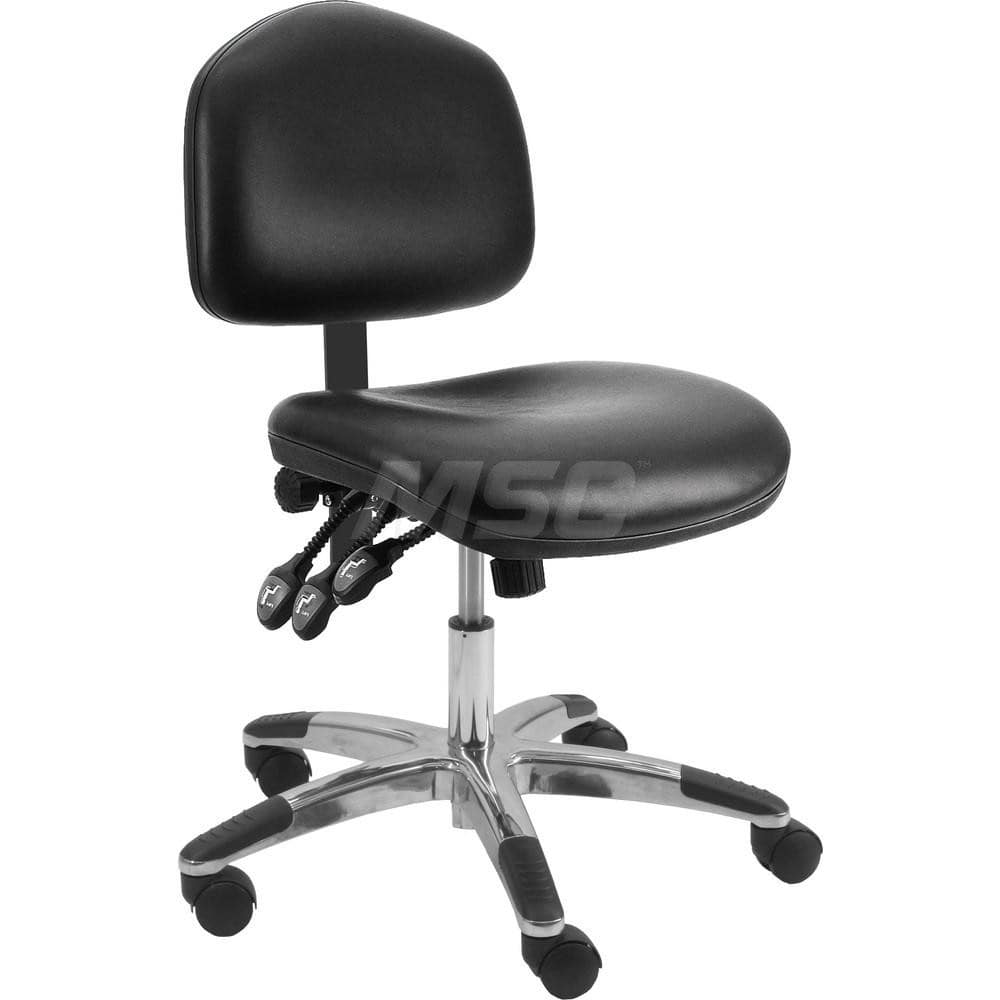 Task Chair: Vinyl, Black