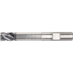 Corner Radius End Mill: 0.9843″ Dia, 4 Flutes, Solid Carbide 36 ° Helix, AlTiN Coated, Corner Radius End, Centercutting, Series HARVI I TE