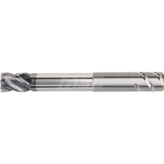 Corner Radius End Mill: 0.7874″ Dia, 4 Flutes, Solid Carbide 36 ° Helix, AlTiN Coated, Corner Radius End, Centercutting, Series HARVI I TE