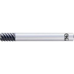 Corner Radius End Mill: 0.6299″ Dia, 3″ Radius, 6 Flutes, Solid Carbide Helix, DUROREY Coated, Centercutting, Series 4770