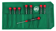 7 Piece - .7 - 3mm - In Pouch - PicoFinish Precision Hex Screwdriver Metric Set - Benchmark Tooling