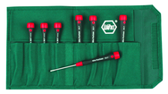 8 Piece - .028 - 1/8 - PicoFinish Precision Hex Screwdriver Inch Set In Pouch - Benchmark Tooling