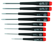 8 Piece - .050 - 5/32" - Precision Ball End Hex Inch Screwdriver Set - Benchmark Tooling