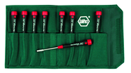 8 Piece - 3/32 - 1/4" - PicoFinish Precision Inch Nut Driver Set in Canvas Pouch - Benchmark Tooling