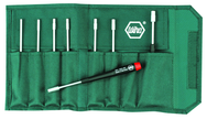 8 Piece - 2.5mm - 6mm - Precision Metric Nut Driver Set in Canvas Pouch - Benchmark Tooling