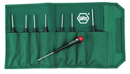 8 Piece - T3; T4; T5; T6; T7; T8 x 40mm; T9; T10 x 50mm - Precision Torx Screwdriver Set in Pouch - Benchmark Tooling