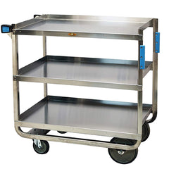 Lakeside - Carts; Type: Utility Cart ; Load Capacity (Lb.): 1000.000 ; Number of Slots: 0 ; Number of Shelves: 3 ; Width (Inch): 25-7/8 ; Length (Inch): 42 - Exact Industrial Supply