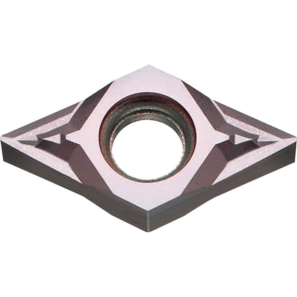 DNGU080304MFP-SK Carbide Turning Insert Megacoat Finish, Neutral, 7mm Inscribed Circle, 0.4mm Corner Radius, 3.18mm Thick, 55° Diamond