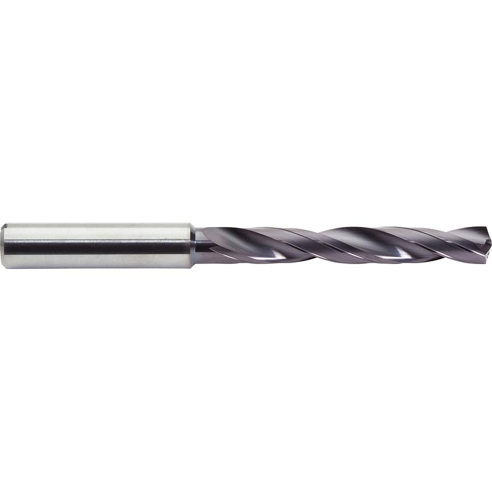 Jobber Length Drill Bit: 0.2835″ Dia, 142 °, Solid Carbide ALtima Plus Finish, 3.5827″ OAL, Right Hand Cut, Helical Flute, Straight-Cylindrical Shank