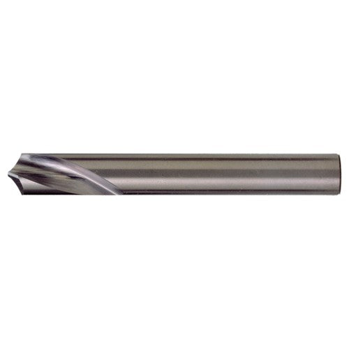 ‎1/4-E × 2-1/2″ OAL 120 Degree Carbide Radial NC Spotting Drills Bright - Exact Industrial Supply