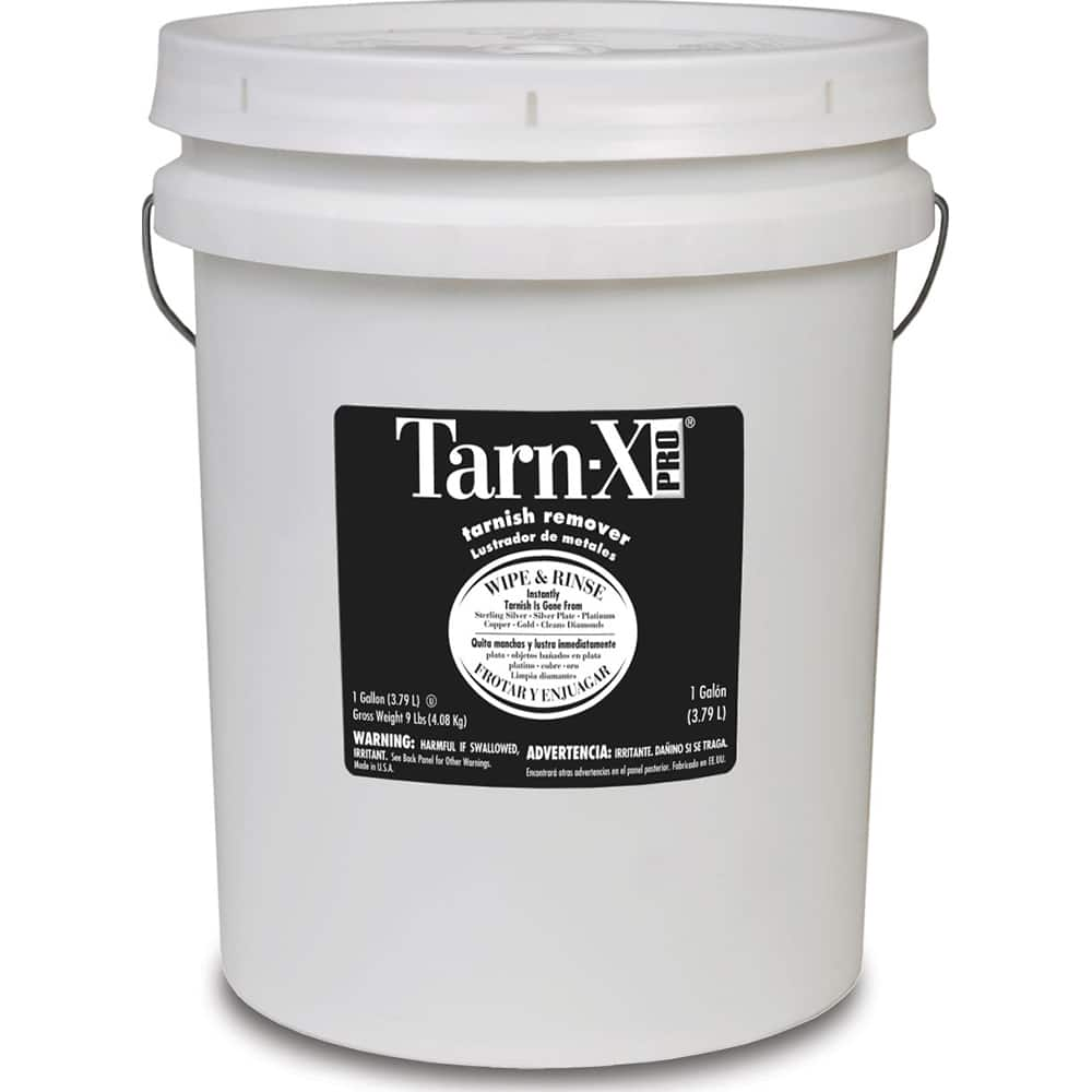 Tarn-X PRO - Metal, Stone & Furniture Polishes & Cleaners; Type: Tarnish Remover; Metal Cleaner ; Form: Liquid ; Container Size (Gal.): 5.00 ; Container Type: Pail ; Scent: Acidic - Exact Industrial Supply