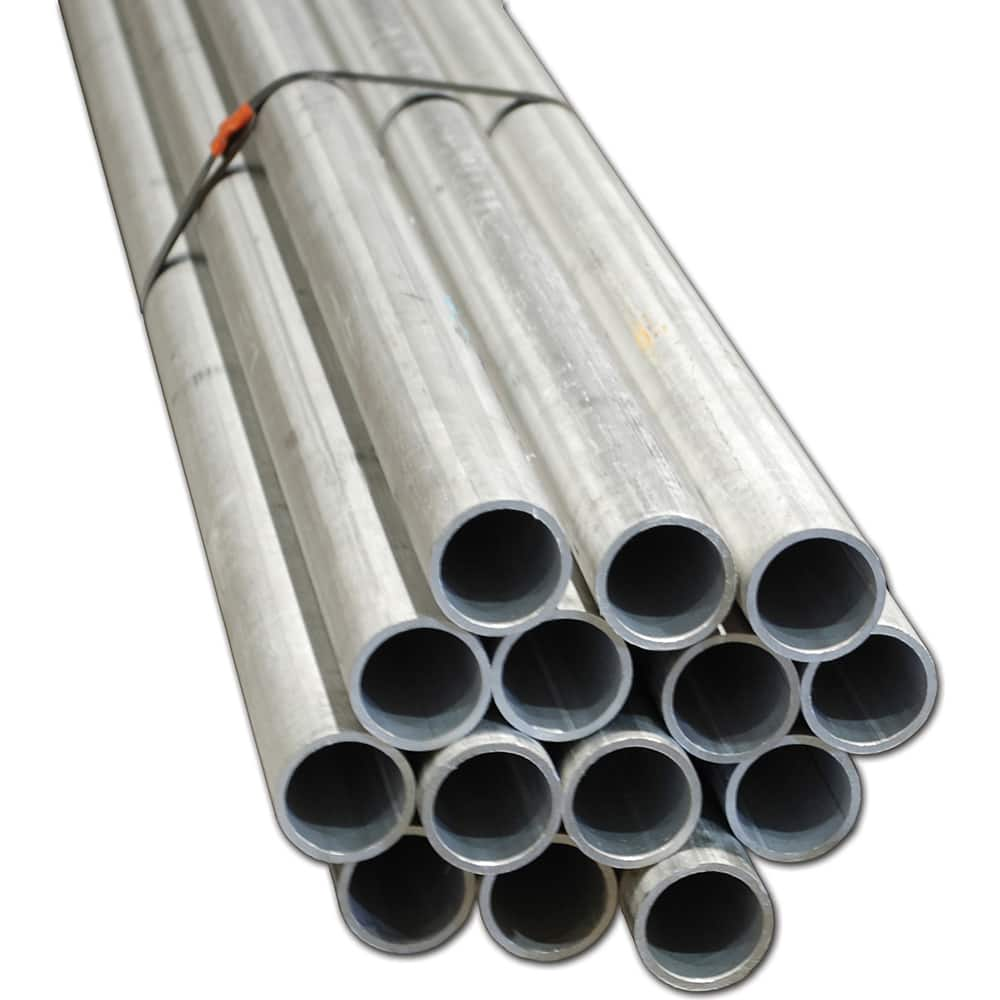 Value Collection - Stainless Steel Round Tubes; Stainless Steel Type: 304 ; Stainless Steel Type: 304 ; Inside Diameter (Decimal Inch): 2.5000 ; Outside Diameter (Inch): 3 ; Wall Thickness (Decimal Inch): 0.2500 ; Length (Inch): 48 - Exact Industrial Supply