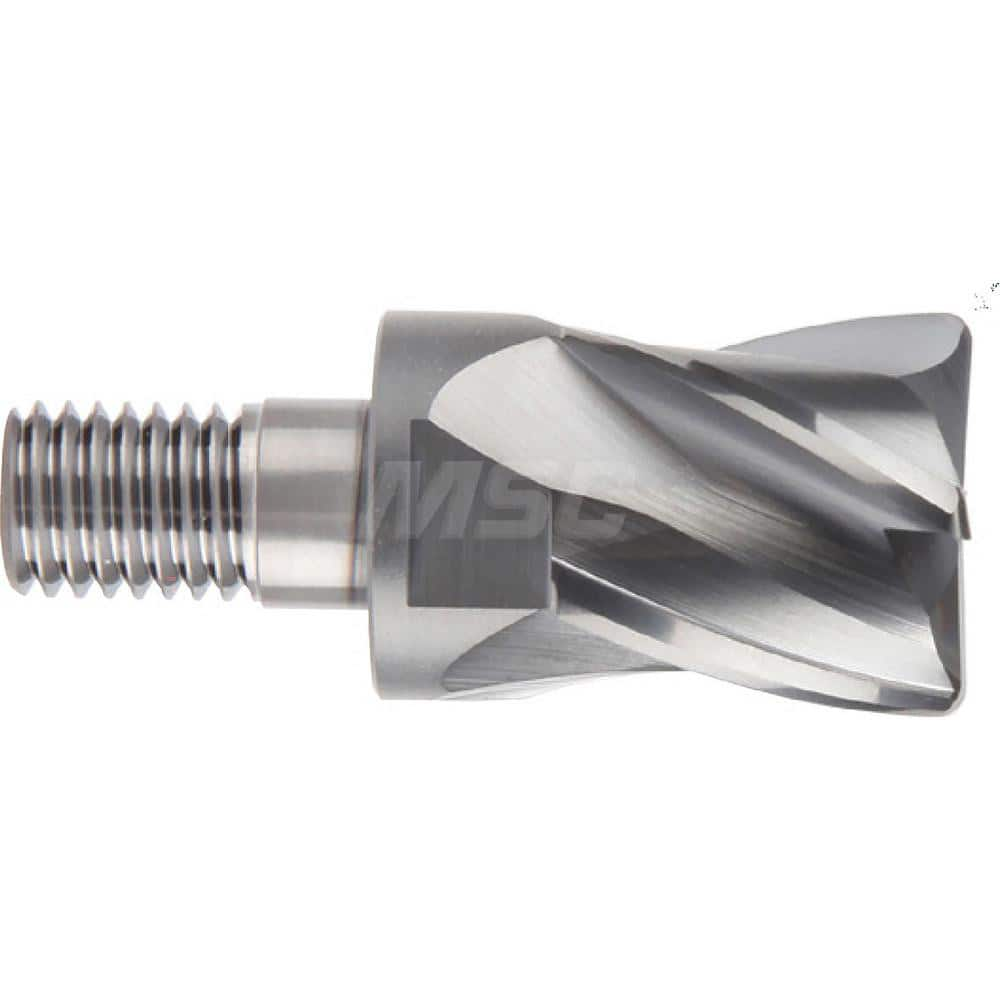 YG-1 - Corner Radius & Corner Chamfer End Mill Heads; Mill Diameter (Inch): 3/8 ; Mill Diameter (Decimal Inch): 0.3750 ; End Type: Corner Radius ; Corner Radius (Decimal Inch): 0.0500 ; Number of Flutes: 4 ; Material: Carbide - Exact Industrial Supply