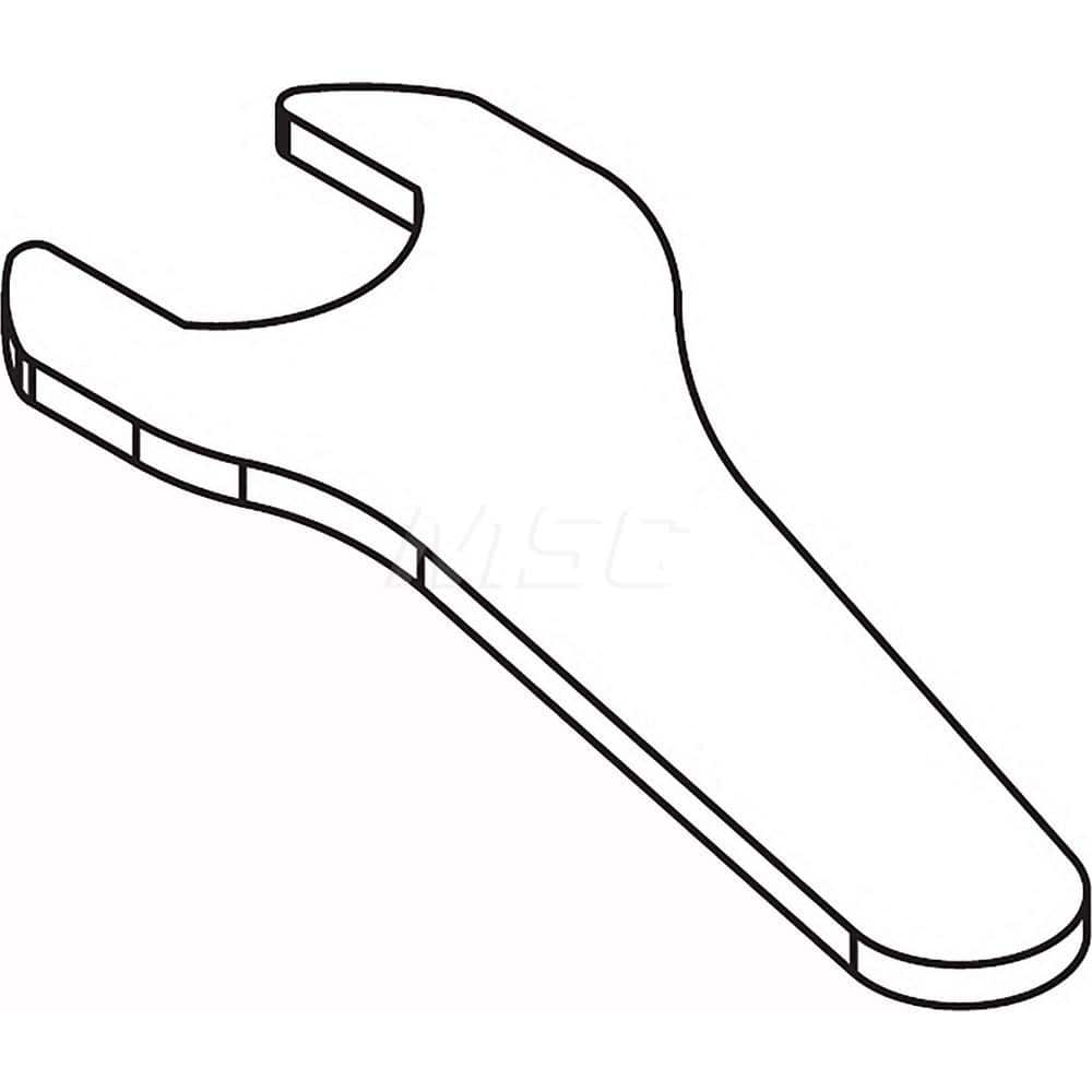 Open End Wrench: 17 mm, Double End Head Oxide Finish