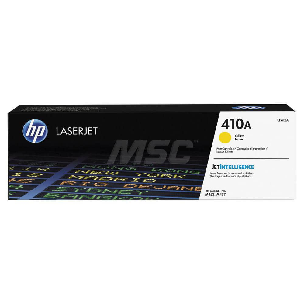 Hewlett-Packard - Office Machine Supplies & Accessories; Office Machine/Equipment Accessory Type: Toner Cartridge ; For Use With: HP Color LaserJet Pro MFP M477fnw; MFP M477fdn; MFP M477fdw; M452nw; M452dn; M452dw ; Color: Yellow - Exact Industrial Supply