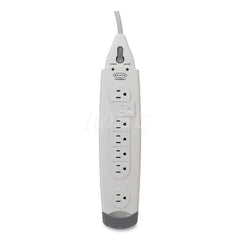 Belkin - Power Outlet Strips; Amperage: 15 ; Voltage: 125 ; Number of Outlets: 7 ; Material: Plastic ; Mounting Type: Floor ; Cord Length (Feet): 6 - Exact Industrial Supply