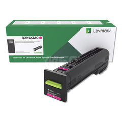 Toner Cartridge: Magenta Use with Lexmark CX860de, CX825dtfe, CX825dte & CX860dtfe