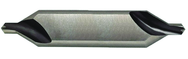 2.5mm x 50mm OAL 60° HSS Center Drill with Flat-Bright Form A - Benchmark Tooling