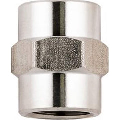 Aignep USA - Stainless Steel Pipe Fittings; Type: Sleeve Adaptor ; Fitting Size: 1/2 ; End Connections: BSPP ; Material Grade: 316L Stainless Steel ; Pressure Rating (psi): 290 - Exact Industrial Supply