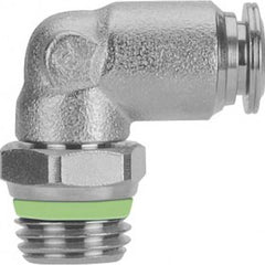 Aignep USA - Metal Push-To-Connect Tube Fittings; Type: Male Elbow Swivel ; Tube Outside Diameter (Inch): 5/32 ; Maximum Working Pressure: 290.000 ; Connection Style: Push to Connect ; Connection Type: Push to Connect ; Material: 316L Stainless Steel - Exact Industrial Supply