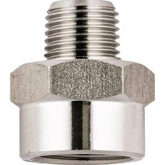 Aignep USA - Stainless Steel Pipe Fittings; Type: Reducer ; Fitting Size: 1/4 x 1/2 ; End Connections: BSPT ; Material Grade: 316L Stainless Steel ; Pressure Rating (psi): 290 - Exact Industrial Supply