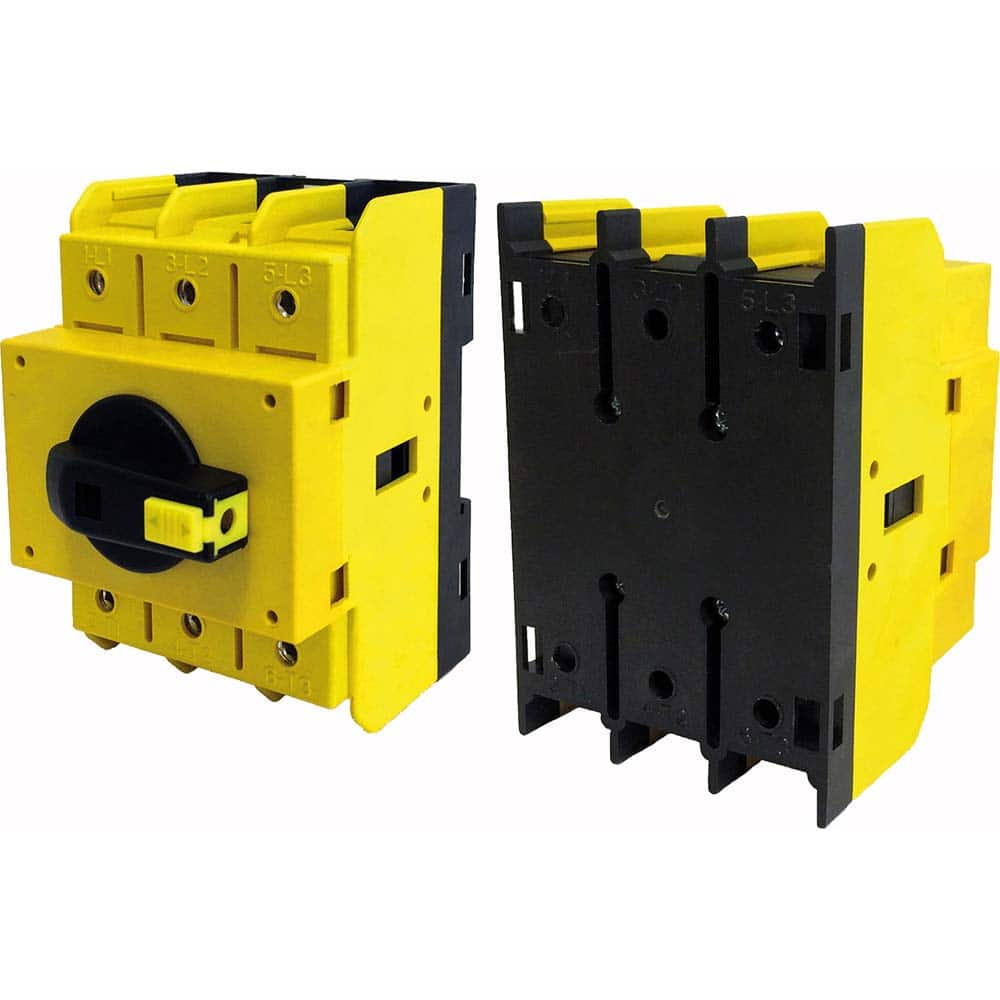 Automation Systems Interconnect - Cam & Disconnect Switches; Enclosure Type: Open ; Fused: NonFused ; Amperage: 160 ; Contact Form: 3PST ; Voltage: 600 VAC ; Horsepower at 1 Phase: 25 @ 230 VAC - Exact Industrial Supply