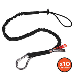 Ergodyne - Carabiners; Caribiner Type: Locking ; Gate Type: Screw Lock ; Gate Opening (Inch): 5/32 ; Material: Nylon; Aluminium Carabiner ; Capacity (Lb.): 10 - Exact Industrial Supply