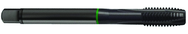 40241 2B 4-Flute Cobalt Green Ring Spiral Point Plug Tap-Black Oxide - Benchmark Tooling