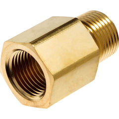 USA Sealing - Brass & Chrome Pipe Fittings; Type: Adapter ; Fitting Size: 3/4 x 3/4 ; End Connections: FNPT x MNPT ; Material: Brass ; Pressure Rating (psi): 1000 ; Finish/Coating: Uncoated - Exact Industrial Supply