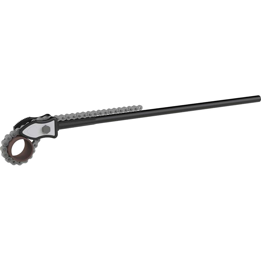 Petol - Chain & Strap Wrenches; Type: Chain Tong ; Maximum Pipe Capacity (Inch): 17.5 ; Chain/Strap Length: 66 (Inch); Handle Length: 27 (Inch) - Exact Industrial Supply