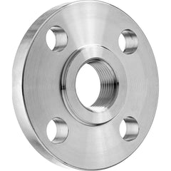 USA Sealing - Stainless Steel Pipe Flanges; Style: Threaded ; Pipe Size: 1 (Inch); Outside Diameter (Inch): 4-1/4 ; Material Grade: 316 ; Distance Across Bolt Hole Centers: 3-1/8 (Inch); Number of Bolt Holes: 4.000 - Exact Industrial Supply