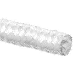 USA Sealing - Rope Gasketing; Material: Fiberglass Fiber ; Diameter (Inch): 5/16 ; Color: White - Exact Industrial Supply