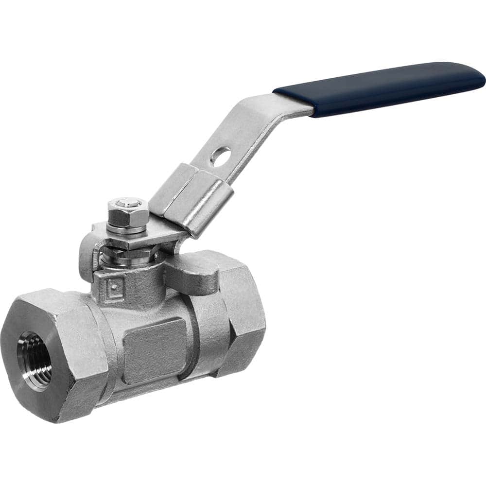 Threaded Manual Ball Valve: 1-1/2″ Pipe, Standard Port