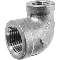 USA Sealing - Aluminum Pipe Fittings; Type: Elbow Reducer ; Fitting Size: 1 x 3/4 ; End Connections: FNPT x FNPT ; Material Grade: Class 150 ; Pressure Rating (psi): 150 - Exact Industrial Supply