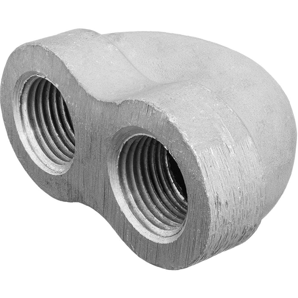 USA Sealing - Aluminum Pipe Fittings; Type: 180 Return Bend ; Fitting Size: 1 x 1 ; End Connections: FNPT x FNPT ; Material Grade: Class 150 ; Pressure Rating (psi): 150 - Exact Industrial Supply