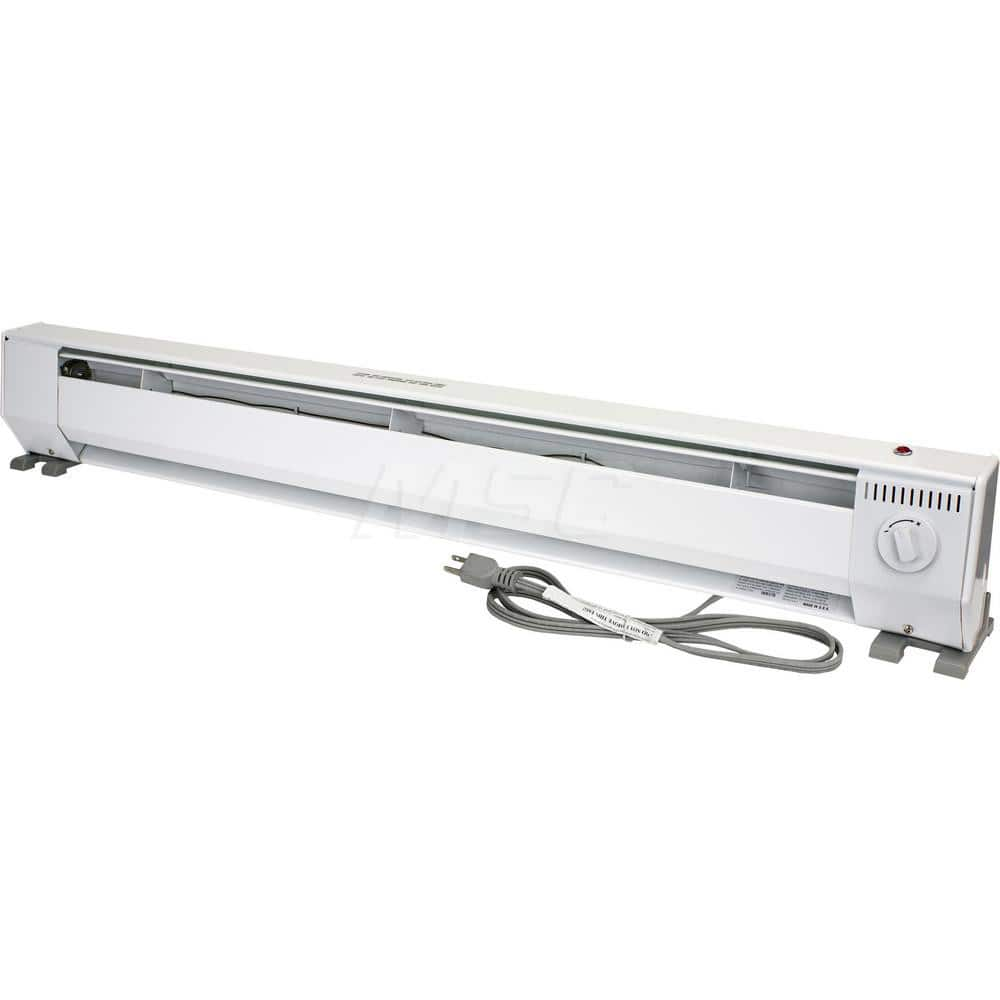 Electric Baseboard Heating; Length (Inch): 48.00; Heater Type: Portable Electric Baseboard Heater; Voltage: 120.00; Duty Rating: Residential Grade; Rod Material: Chromium; Nickel; Wattage: 1000; Heating Capacity: 3412; Maximum Area Heated: 100; Maximum Am