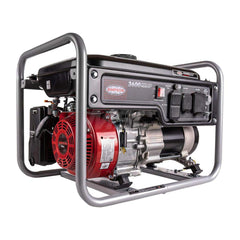 Portable Power Generators; Fuel Type: Gasoline; Starting Method: Recoil; Wattage (kW): 3.6; Running Watts: 3600; Engine Size (cc): 212; Engine Size (L): 224; Run Time Half Load: 8; Horsepower (HP): 6.2; Receptacle Type: (2) 120V 20A Household Oulets; (1)