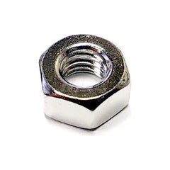 Hex Nut: Grade 18-8 Stainless Steel, NL-19 Finish Right Hand Thread, 7/16″ Across Flats, 2B, ANSI B18.2.2