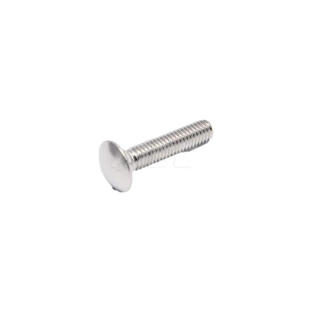 Carriage Bolts; Thread Size: 3/8″-16; Neck Type: Square; Head Diameter: 0.7812; Head Height: 0.2080; Material: Stainless Steel; Finish: NL-19 ™; Thread Style: Fully Threaded; Thread Direction: Right Hand; Thread Fit Class: 2A; Neck Diameter: 0.3880; Neck