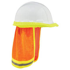 8005 Orange Hi-Vis Mesh Neck Shade W/ Reflective - Benchmark Tooling