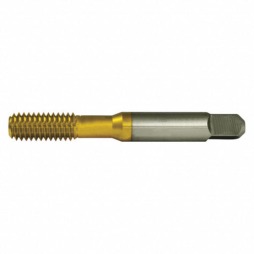 M4x0.7 Flute D6 Bottoming HSS Standard Thread Forming Tap- TiN - Exact Industrial Supply